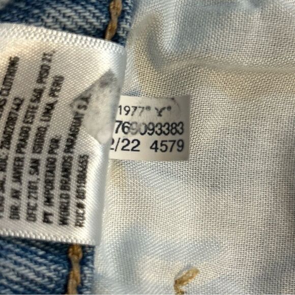 American Eagle Stretch 90s High-Rise Mini Skirt Light Wash Denim Skirt Size 6 - Picture 11 of 11